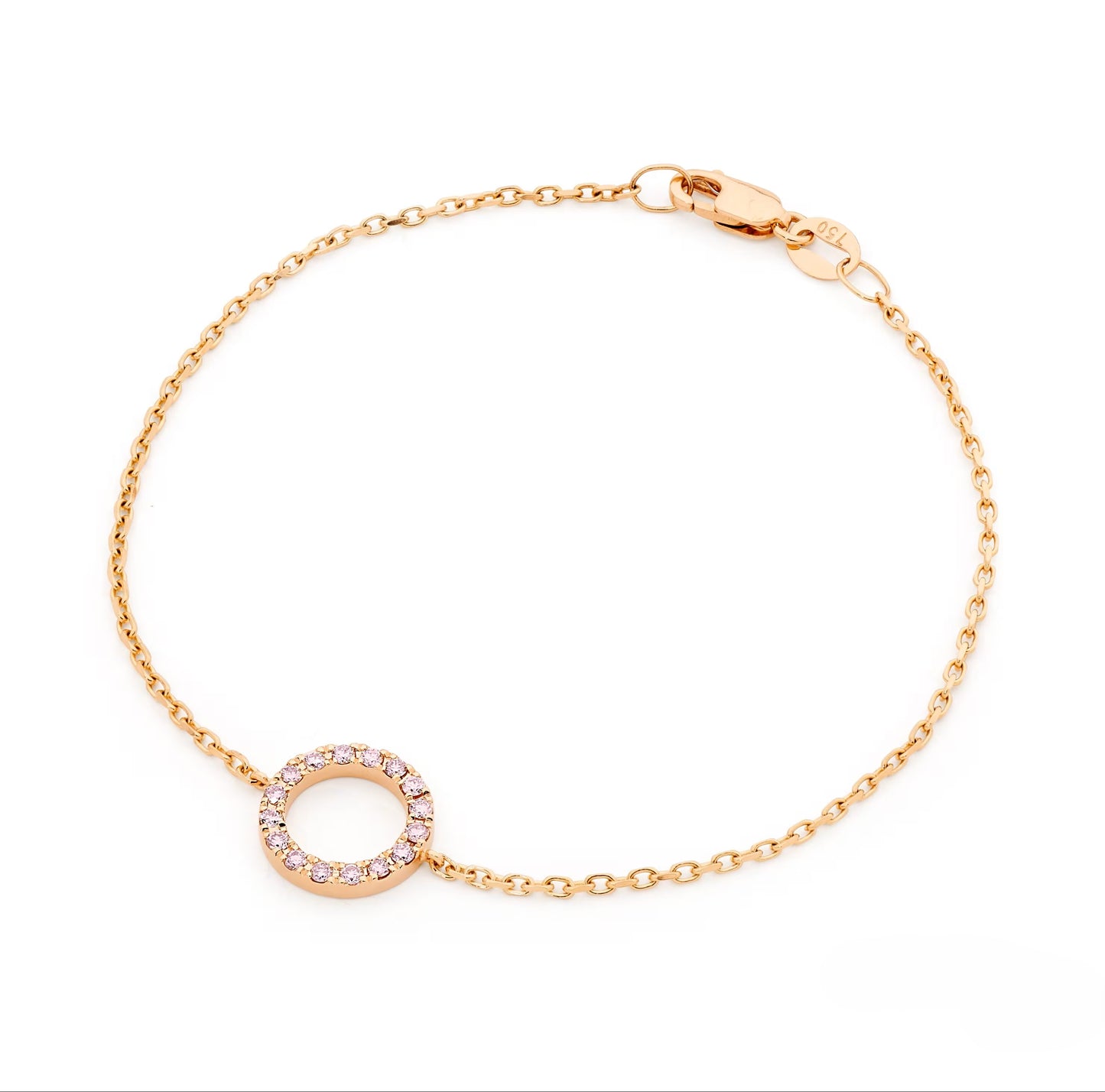 Desert Rose - 18ct Rose Gold Argyle Pink Diamond Bracelet